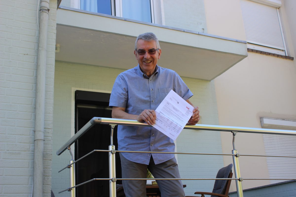 Hausbesitzer John Clarke aus dem Bremer Westen: „Man muss für die Zukunft planen“